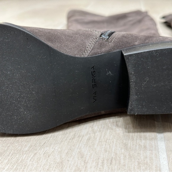 Via Spiga Suede Over The Knee Boots - Picture 10 of 10